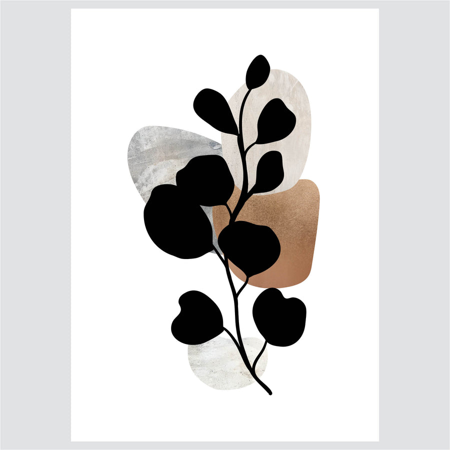 Leaves on Stones - Posteri (bez okvira) ili Slike Na Platnu (spremne za na zid)