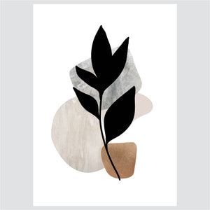 Leaves on Stones - Posteri (bez okvira) ili Slike Na Platnu (spremne za na zid)