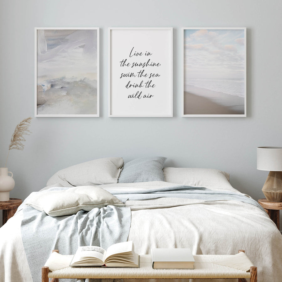 Off to the Beach - Posteri (bez okvira) ili Slike Na Platnu (spremne za na zid)