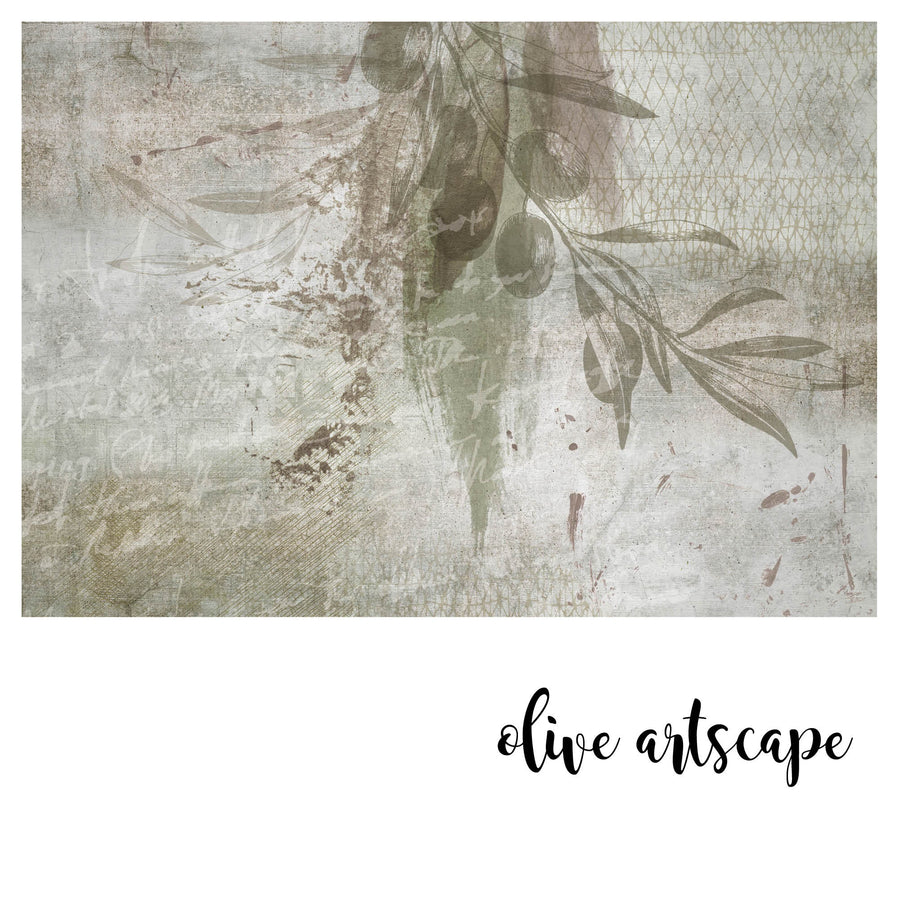 Olive Artscape - Zidna Tapeta - Mural