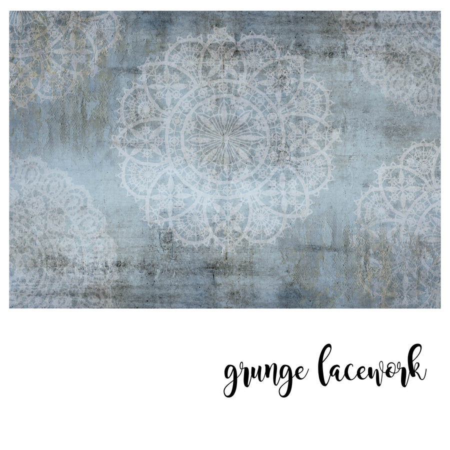 Grunge Lacework - Zidna Tapeta - Mural