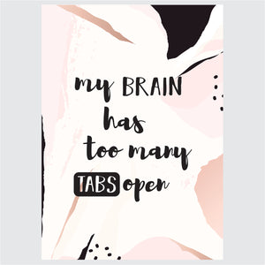 Too Many Tabs - Posteri (bez okvira) ili Slike Na Platnu (spremne za na zid)