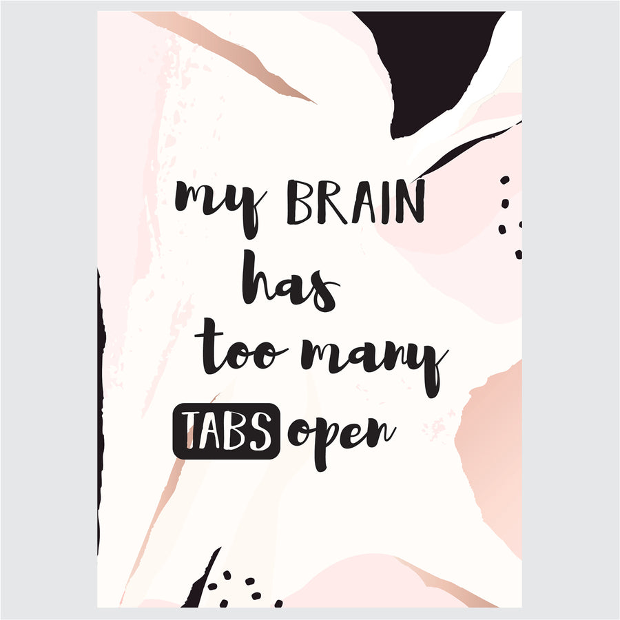 Too Many Tabs - Posteri (bez okvira) ili Slike Na Platnu (spremne za na zid)