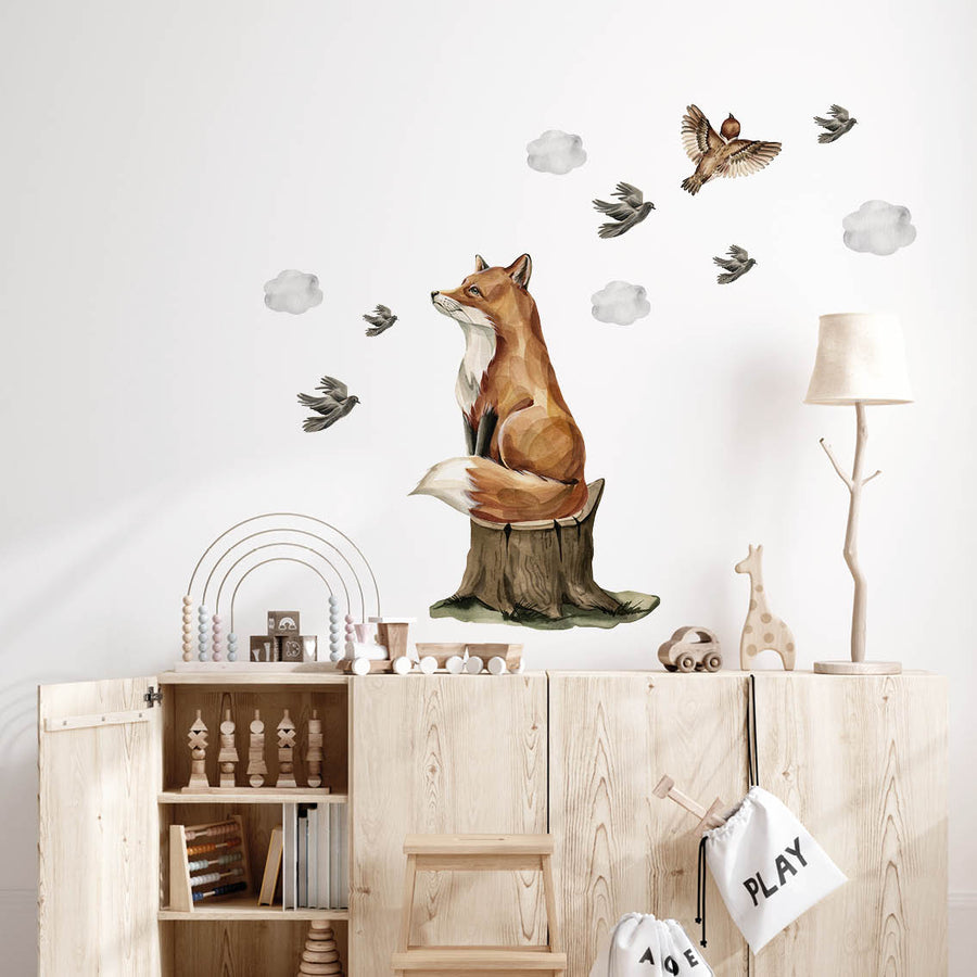 Fox's Secret Life @HIAWorkshop® - Naljepnice za zid dječje sobe