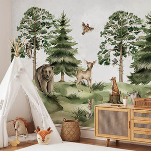 Secret Life Of The Forest @HIAWorkshop® - Zidna Tapeta - Mural