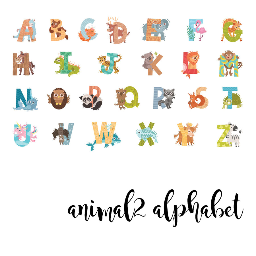Slova Naljepnice - Animal2 Alphabet - Dječja Abeceda - Složite Sami Svoje Ime!