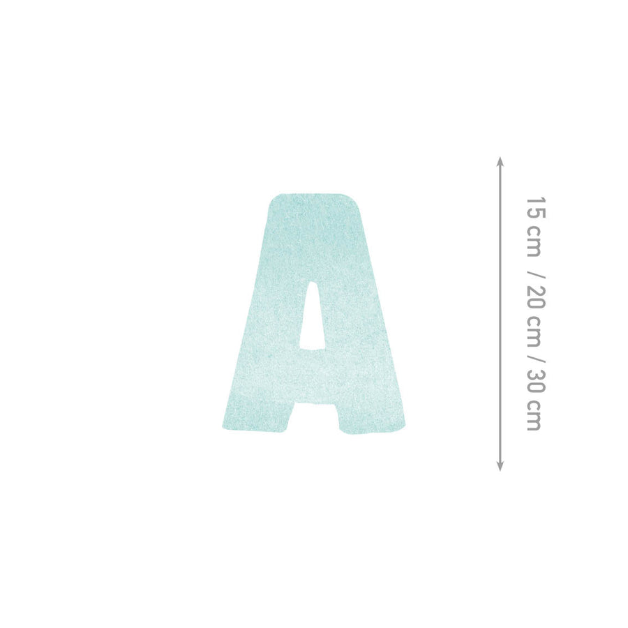 Watercolor Alphabet 2 - Medium - visina 20 cm