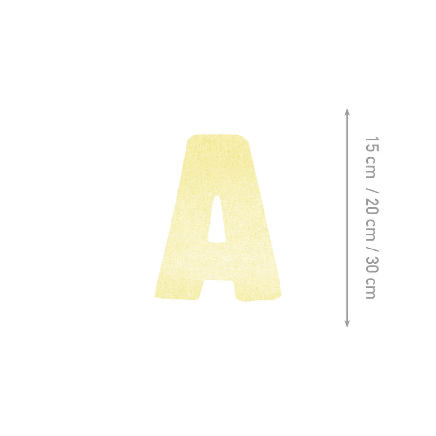 Watercolor Alphabet 2 - Medium - visina 20 cm