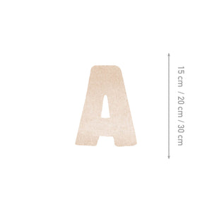 Watercolor Alphabet 2 - Medium - visina 20 cm
