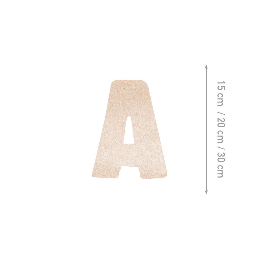 Watercolor Alphabet 2 - Medium - visina 20 cm