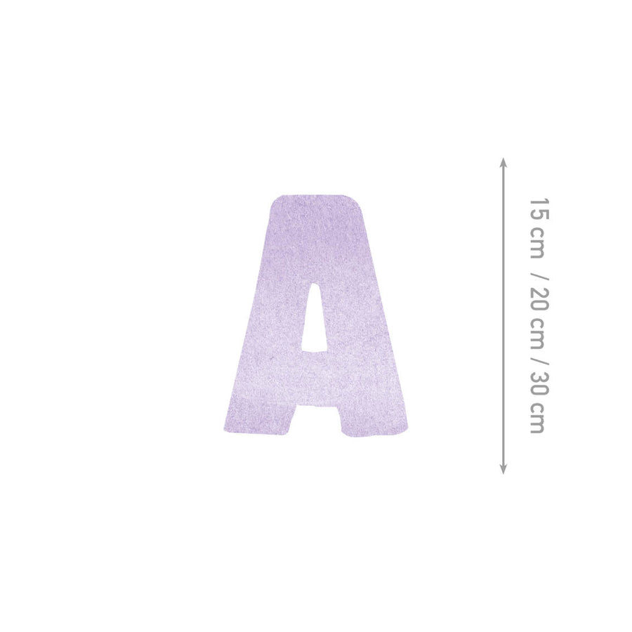 Watercolor Alphabet 2 - Medium - visina 20 cm