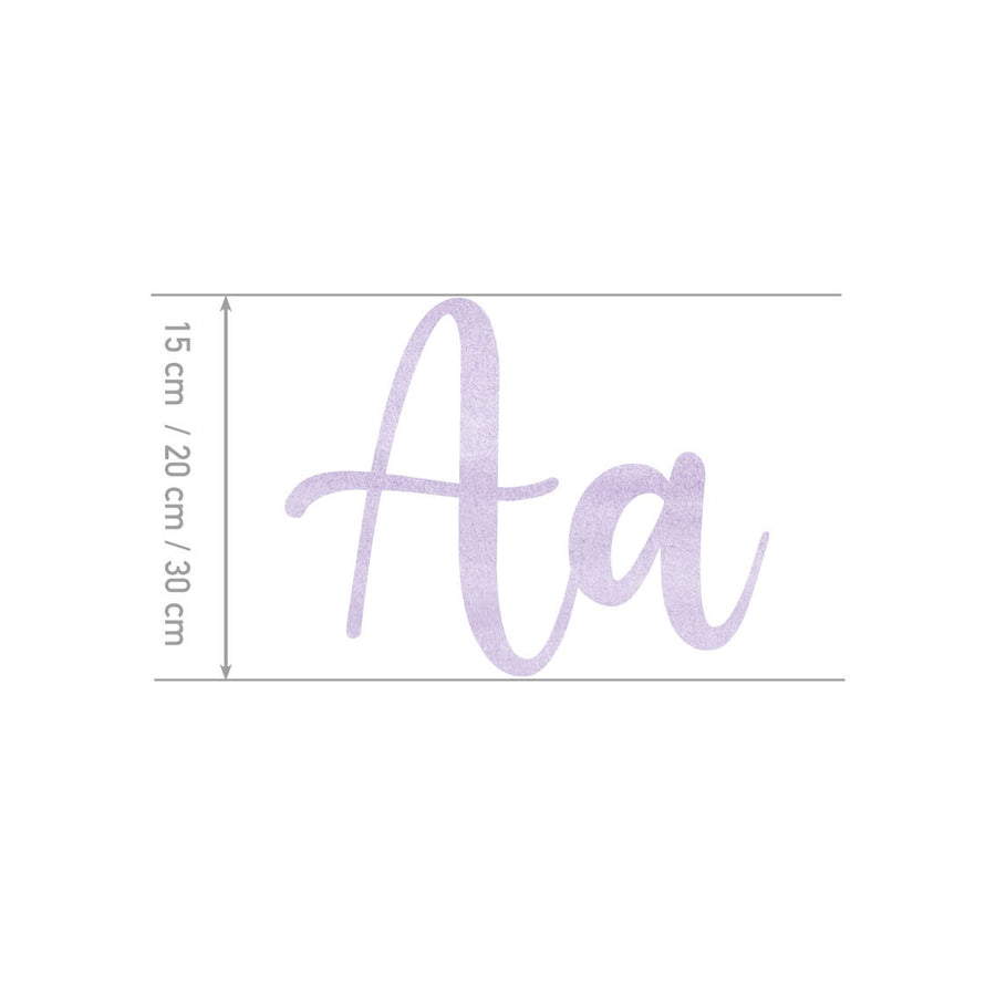Watercolor Alphabet 1 - Small - Visina (prvog slova) 15 cm
