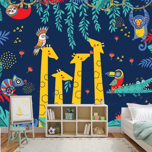 Zidna Tapeta Za Dječju Sobu - Mural - Jungle Fever Zidna Tapeta - Mural