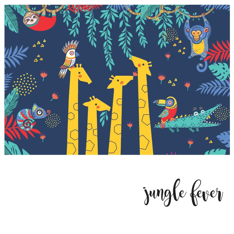 Zidna Tapeta Za Dječju Sobu - Mural - Jungle Fever Zidna Tapeta - Mural